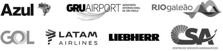 Principais Clientes Atendido: Gol, Latam Airlines etc.