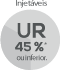 Injetáveis UR 45% ou menor