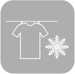 Acelera a secagem de roupas no inverno