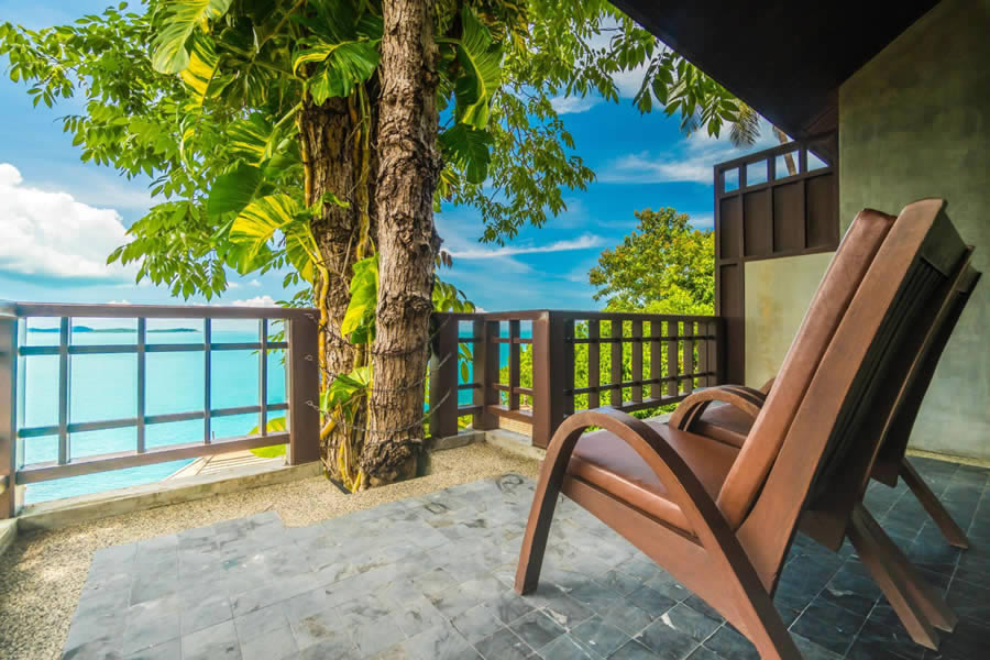 Casa de praia com móveis sujeitos à corrosão por conta da maresia