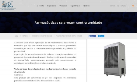 Farmacêuticas se Armam Contra Umidade