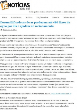 Thermomatic na JE Notícias - FOTO 2