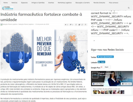 Thermomatic Na Revista Painel Logístico
