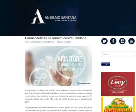 Thermomatic no Blog Anselmo Santana