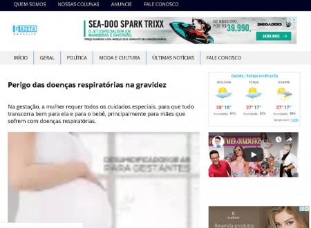 Thermomatic no Gazeta Brasília