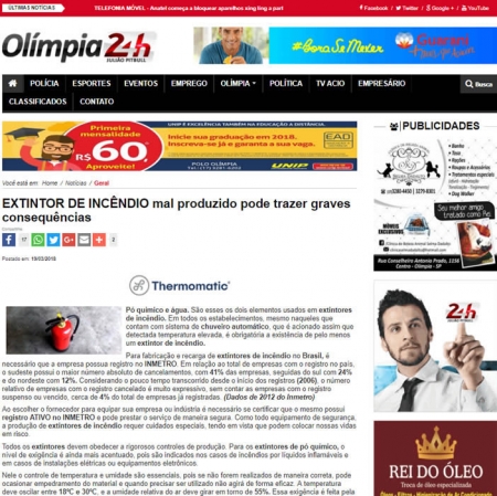 Thermomatic no Portal Olímpia 24H